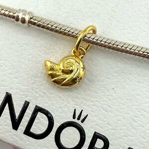 Brand New Pandora x Disney The Little Mermaid Enchanted Shell Dangle Charm